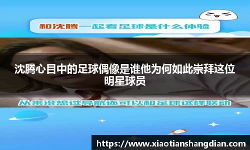 沈腾心目中的足球偶像是谁他为何如此崇拜这位明星球员